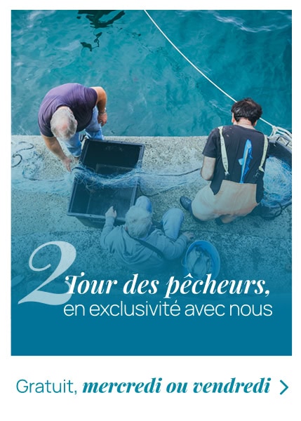 Tour des pêcheurs, en exclusivité avec nous.