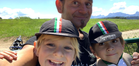 August Radfahren mit der Familie!