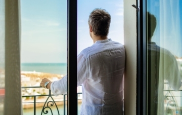 Double rooms with sea view