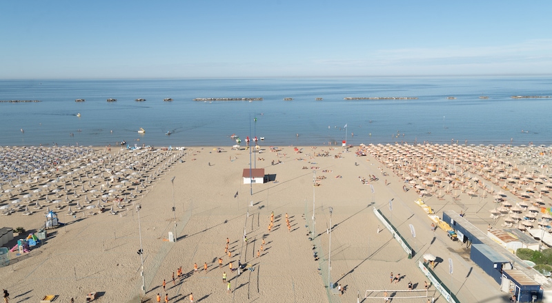 Le spiagge libere a Cesenatico