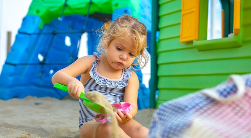 Une plage adaptée aux enfants