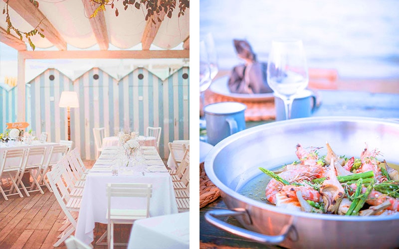 Ristoranti di pesce sulla spiaggia di Cesenatico