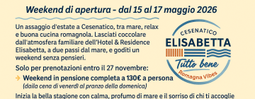 BLACK FRIDAY ELISABETTA – INAUGURA L’ESTATE 2026 CON NOI!