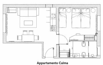 Bilocale Calma