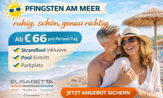 PFINGSTEN IN CESENATICO 2026 - 1 Woche Urlaub am Meer – echtes Dolce Vita!